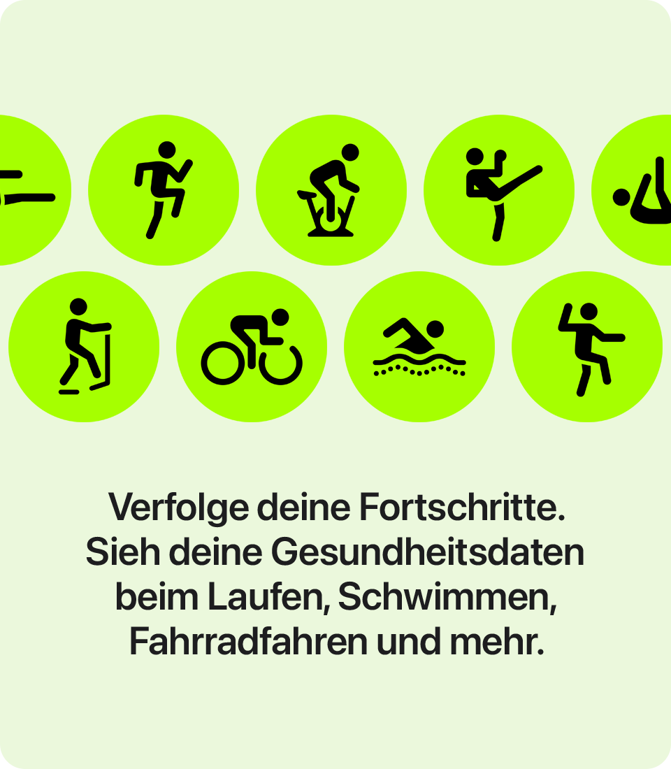Verfolge deine Fortschritte. Verfolge deine Fortschritte.