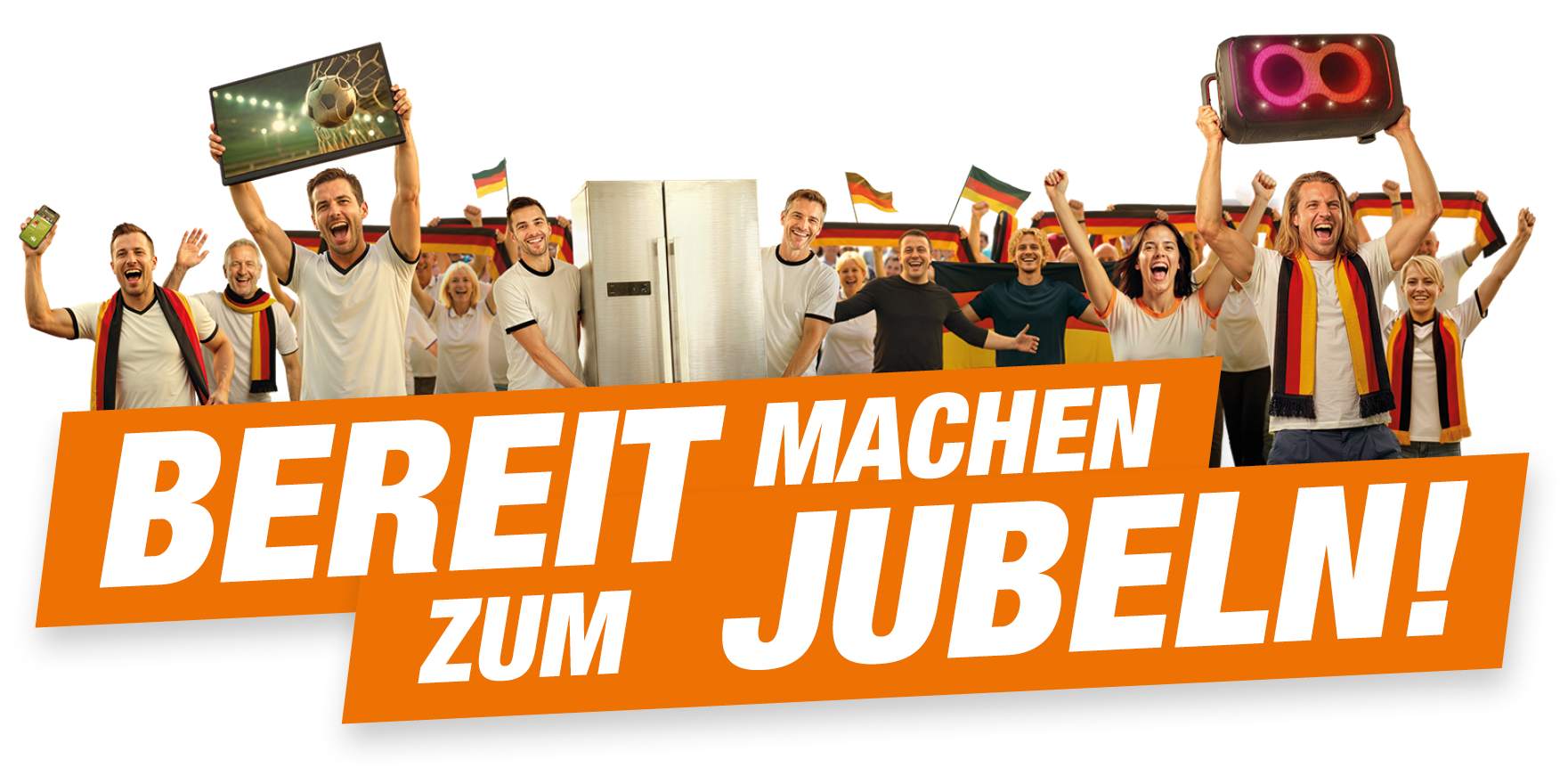 Bereit machen zum Jubeln