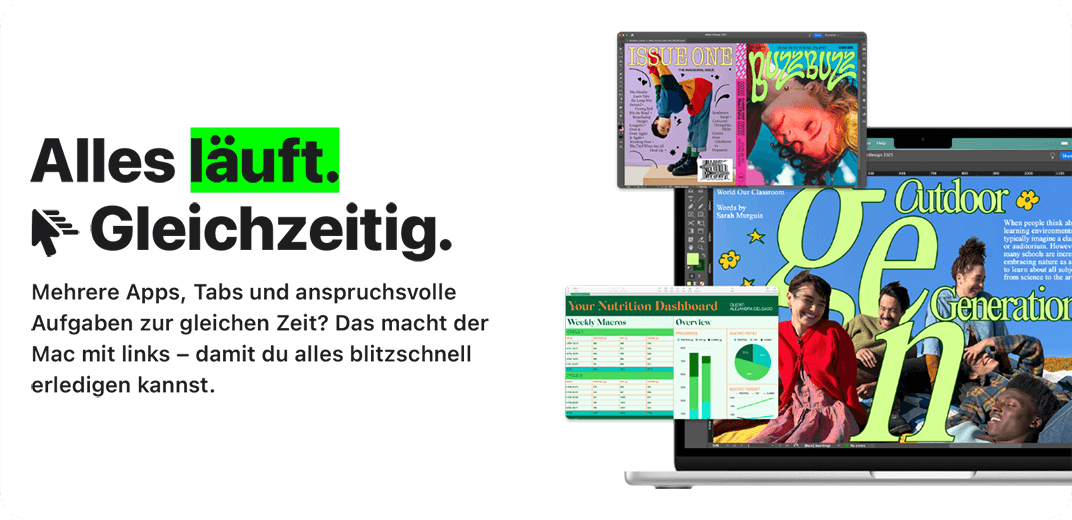 Alles läuft. Gleichzeitig.