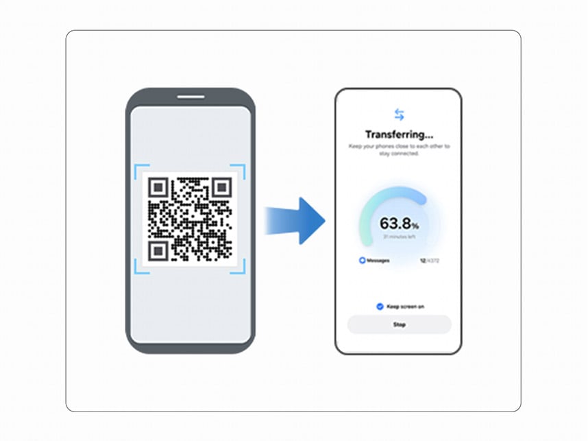 Einfach per QR-Code wechseln