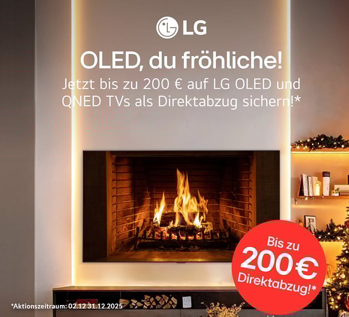 Weihnachten mit LG Bis zu 200 € Direktabzug sichern!*
