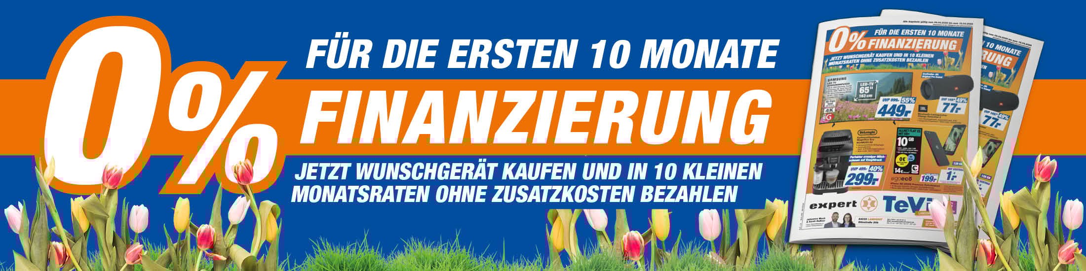 0% Finanzierung -  Jetzt Wunschgerät in 10 kleine Monatsraten ohne Zusatzkosten bezahlen