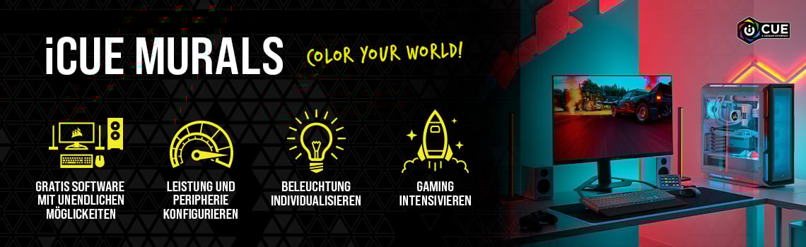 iCUE MURALS - Color your world iCUE MURALS - Color your world