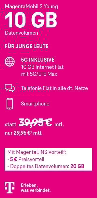 Telekom Magenta Mobil Young S