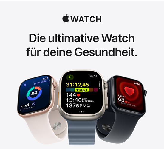 Es gibt für jede:n eine Apple Watch.