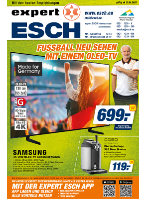Aktuelle expert ESCH Zeitungsbeilage Juni 2026