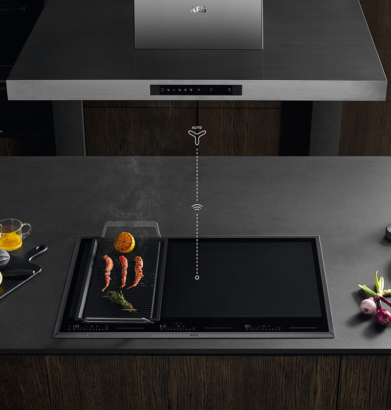 Hob2Hood:  Das Kochfeld steuert  die Dunstabzugshaube