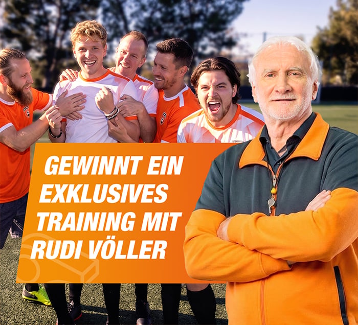 Gewinnt ein exklusives Training mit Rudi Völler