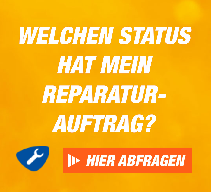 Welchen Status hat mein Reparaturauftrag?