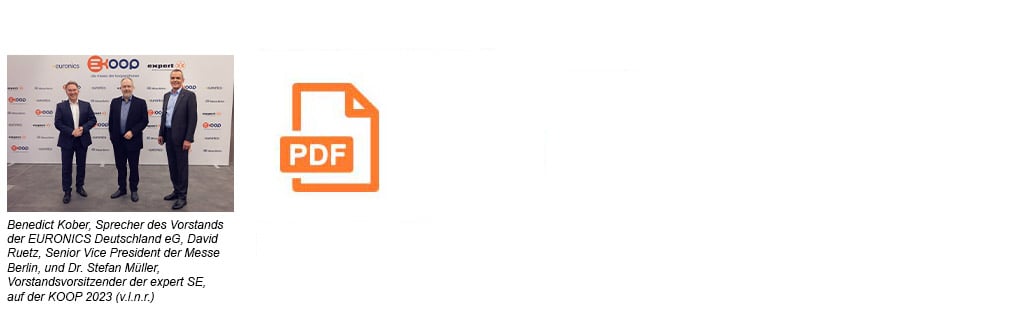Pressematerial: KOOP 2023: Erste physische Kooperationsmesse von expert und EURONICS war voller Erfolg