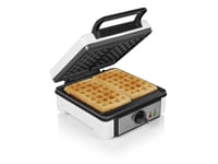 GRAEF HE80 Gaufrier Rabattable En Acier Inoxydable - Appareil à Gaufres Professionnel