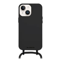 Cover Bond - Hülle für iPhone 14/13 mit abnehmbarem Umhängeband, Schwarz