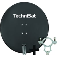 DigitalSat-Antenne SATMAN 850 Plus (mit AZ/EL-Halterung  und 40mm LNB-Halteschelle) schiefergrau