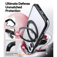 Ostand R Fusion Series für iPhone 16 Plus Black Handyhülle