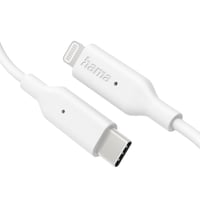 Ladekabel, USB-C - Lightning, 1 m, Weiß