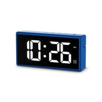 Digitaler Wecker "Ibiza", Multicolor-Display, mit USB-Ladefunktion, Blau (00222209) Wecker