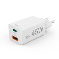 Schnellladegerät (USB-A + USB-C) Mini-Ladegerät, 45 W (00125141)