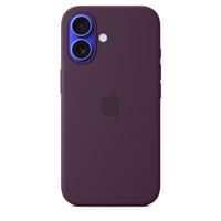 iPhone 16 Silikon Case mit MagSafe - Pflaume iPhone 16 Silikon Case mit MagSafe - Pflaume