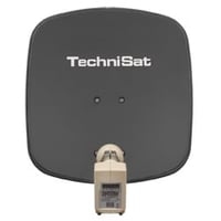 DigiDish 45 schiefergrau Satellitenschüssel 45 cm mit Twin LNB