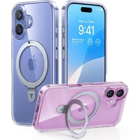 Ostand Series für iPhone 16 Plus Clear Handyhülle