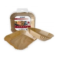 Backpapier für Heißluftfritteusen 16x16 cm