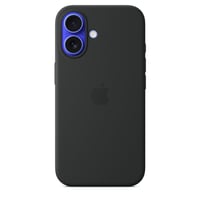iPhone 16 Silikon Case mit MagSafe - Schwarz