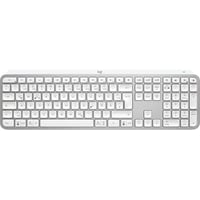 MX Keys S Tastatur, RF Wireless + Bluetooth, DE-Layout, Aluminium, Weiß
