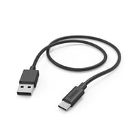 Ladekabel, USB-A - USB-C, 1 m, Schwarz
