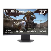UltraGear 27GS60QX-B.AEUQ, Schwarz, 27 Zoll, Curved, QHD, VA, 180 Hz, 1 ms