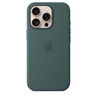 iPhone 16 Pro Silikon Case mit MagSafe - Seegrün