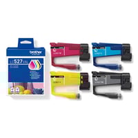 LC527VAL Druckerpatronen, Multipack mit Schwarz, Cyan, Magenta, Gelb