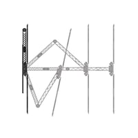 TV-Wandhalterung, schwenkbar, neigbar, extra flach, 165 cm (65") bis 30 kg (00220849)