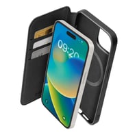 MagSafe-kompatible aufklappbare Hülle für iPhone 15 (TEBKMAGSFIP1561K)