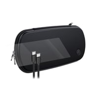 Travel Kit (Tasche/Kabel/Glas), Schwarz