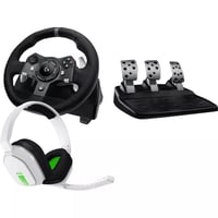 Bundle G920 Driving Force Racing Wheel + Logitech Astro A10 Xbox Gaming-Headset, Weiß Bundle G920 Driving Force Racing Wheel + Logitech Astro A10 Xbox Gaming-Headset, Weiß