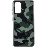 Glas Back Cover CAMOUFLAGE für Samsung Galaxy S20 Green Handyhülle