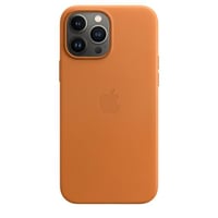 iPhone 13 Pro Max Leder Case mit MagSafe - Goldbraun Handyhülle iPhone 13 Pro Max Leder Case mit MagSafe - Goldbraun Handyhülle