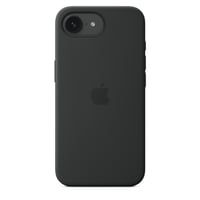 iPhone 16e Silikon Case - Schwarz Handyhülle