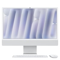iMac Silber, Standardglas, 24 Zoll, M4, 10-Core-CPU, 10-Core-GPU, 32GB, 512GB SSD