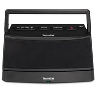 ISIBOX 1, schwarz, schwarz Digitaler Stereo-Funklautsprecher für Fernseher und Musikanlagen