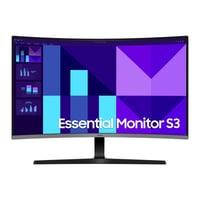 Essential Monitor S3 S32D396GAU, Schwarz, 32 Zoll, Curved, Full HD, IPS, 100 Hz, 4 ms