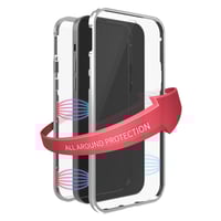 215169 Cover "360° Glass" für Apple iPhone 14 Pro, Silber