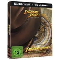 4K Ultra HD Blu-ray Indiana Jones und das Rad des Schicksals - Steelbook  (4K Ultra HD) (+ Blu-ray)