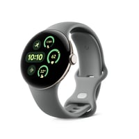 Pixel Watch 3, WiFi, 41 mm, Aluminiumgehäuse Champagne Gold, Sportarmband Hazel Smartwatch