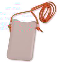 Necklace Sleeve Uni Größe 6.9" Creme, z.B. für Samsung S20/ S21 Ultra/ iPhone 13 Pro Max Handyhülle