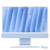 iMac Blau 24 Zoll, Standardglas, M4, 10-Core-CPU, 10-Core-GPU, 32GB, 1TB SSD