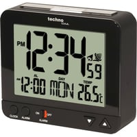 TFA Dostmann Reisewecker Analog - Mit Leuchtzeigern, Quarzuhrwerk & Weckalarm, Silber