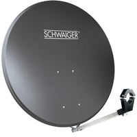 Schwaiger SPI710.2 Aluminium Parabolantenne 75cm Ziegelrot - Satellitenschüssel Mit Klapparm