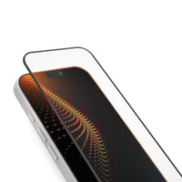 Ultra-widerstandsfähiges Schutzglas für iPhone 17 Pro mit D3O-Technologie und Applikator, Schwarz