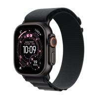 Watch Ultra 3, GPS + Cellular, 49mm, Schwarz Titaniumgehäuse mit schwarzem Alpine Loop Armband Small